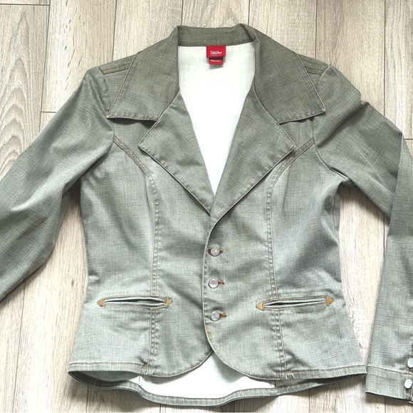 ‼️SOLD‼️Mossimo Denim jacket Grey Medium - Picture 2 of 10